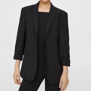 Theory Rolled Sleeve Jacket in Good Wool, Size 10